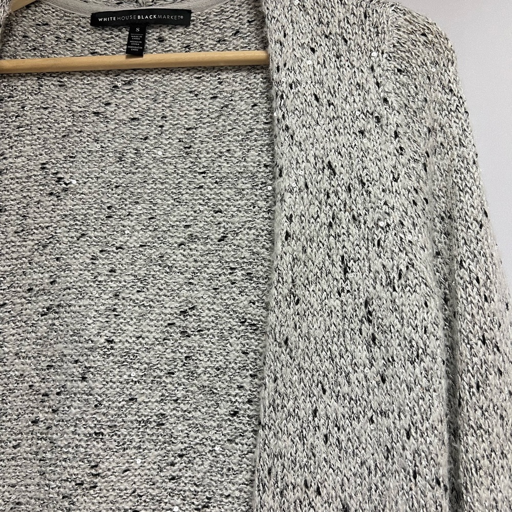 Whbm Button Cuff Sequin Duster S - image 7